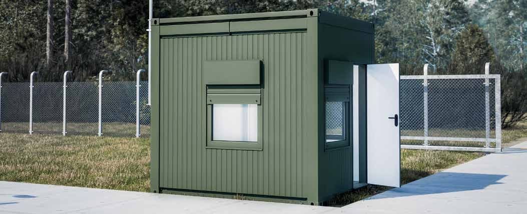 Cabină de pază container